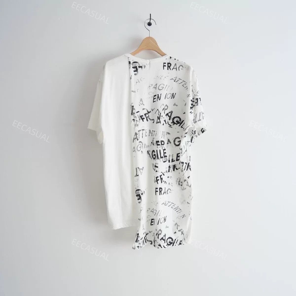 Y's Yohji Yamamoto Asymmetric Graffiti T-Shirt Size US M / EU 48-50 / 2 - 2 Thumbnail