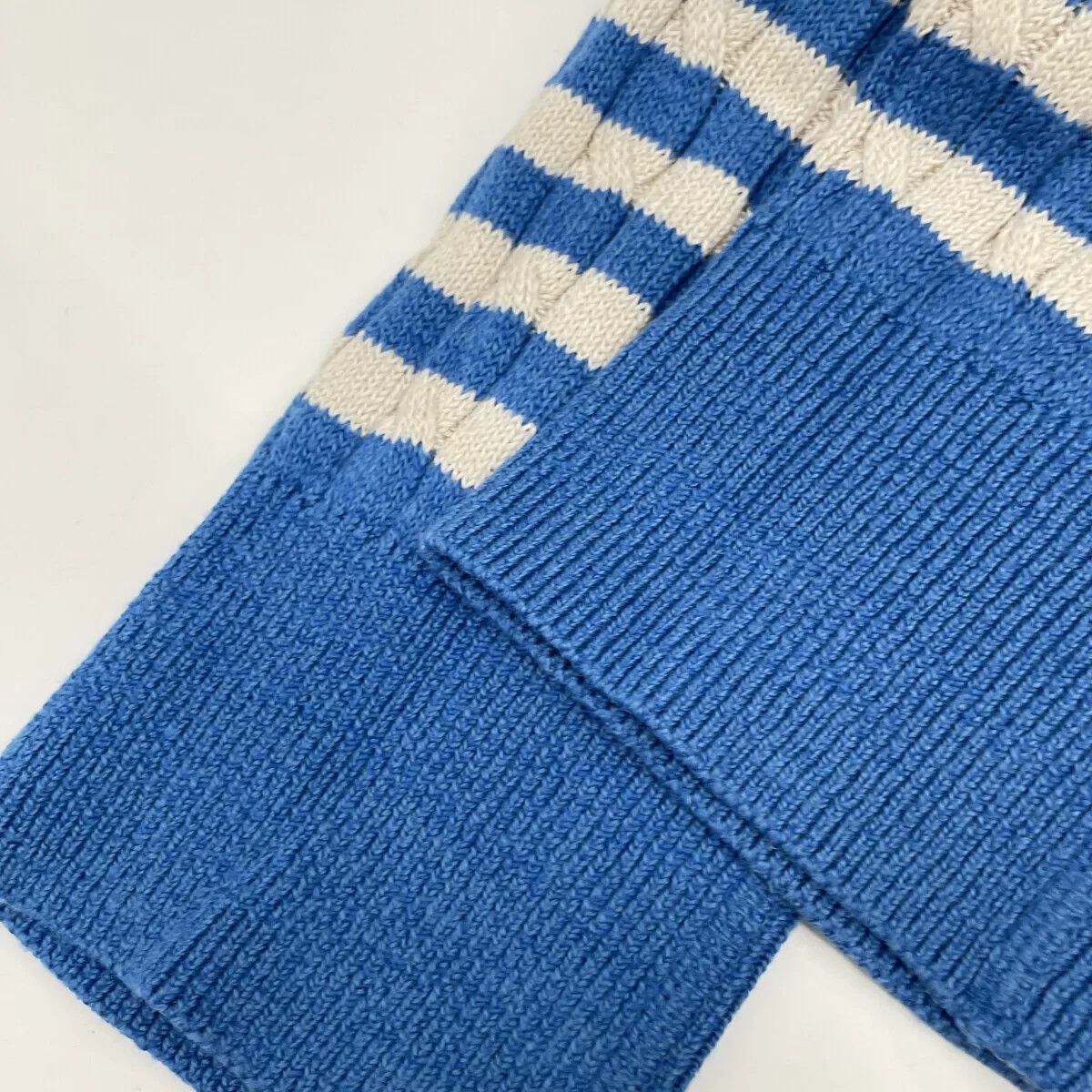 45rpm Blue Striped Cotton Knit Cardigan Size M / US 6-8 / IT 42-44 - 8 Thumbnail