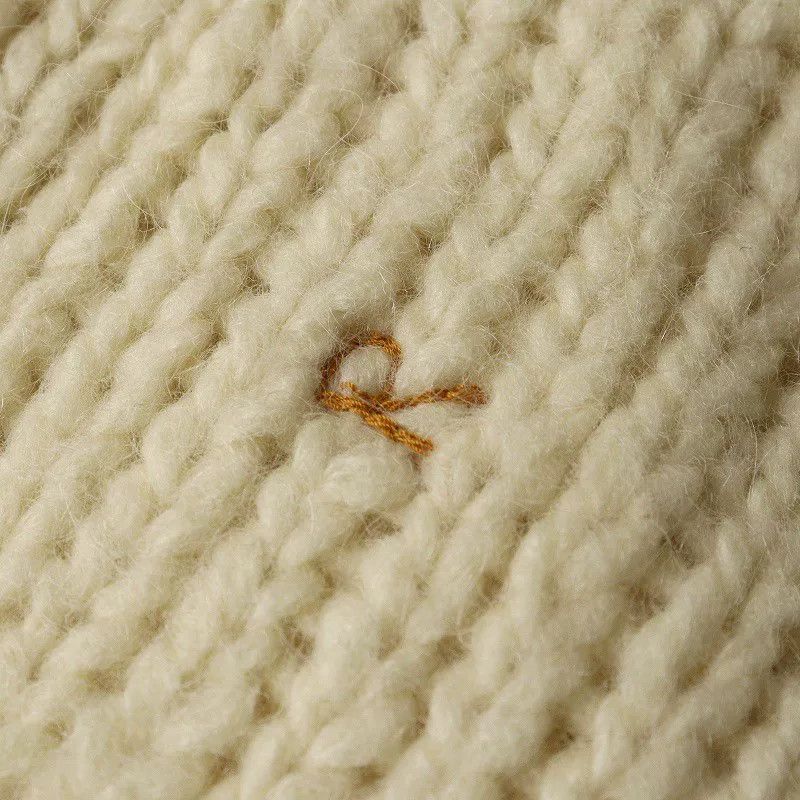 45rpm Ivory Wool Knit Sweater Size M / US 6-8 / IT 42-44 - 7 Thumbnail