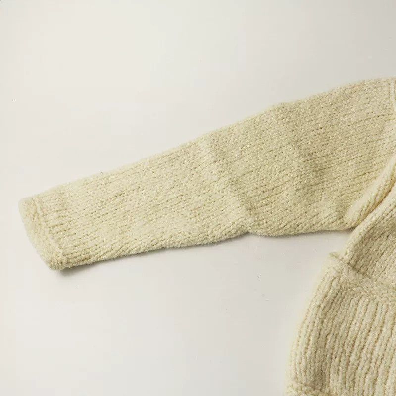 45rpm Ivory Wool Knit Sweater Size M / US 6-8 / IT 42-44 - 4 Thumbnail