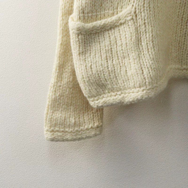 45rpm Ivory Wool Knit Sweater Size M / US 6-8 / IT 42-44 - 5 Thumbnail