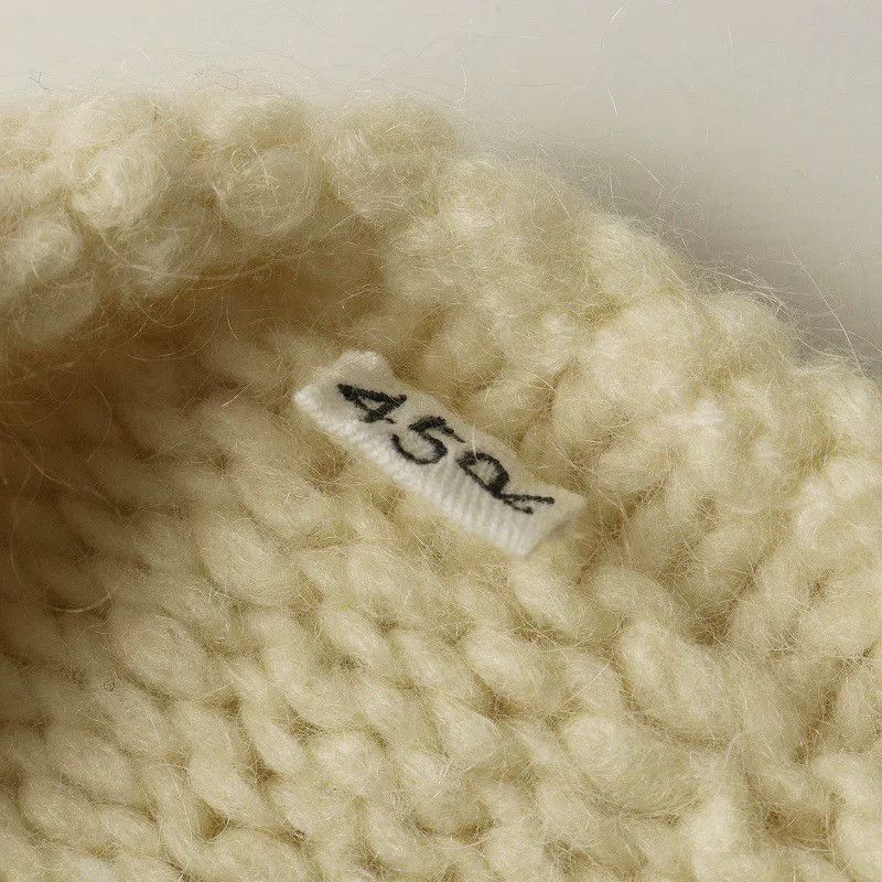 45rpm Ivory Wool Knit Sweater Size M / US 6-8 / IT 42-44 - 8 Thumbnail