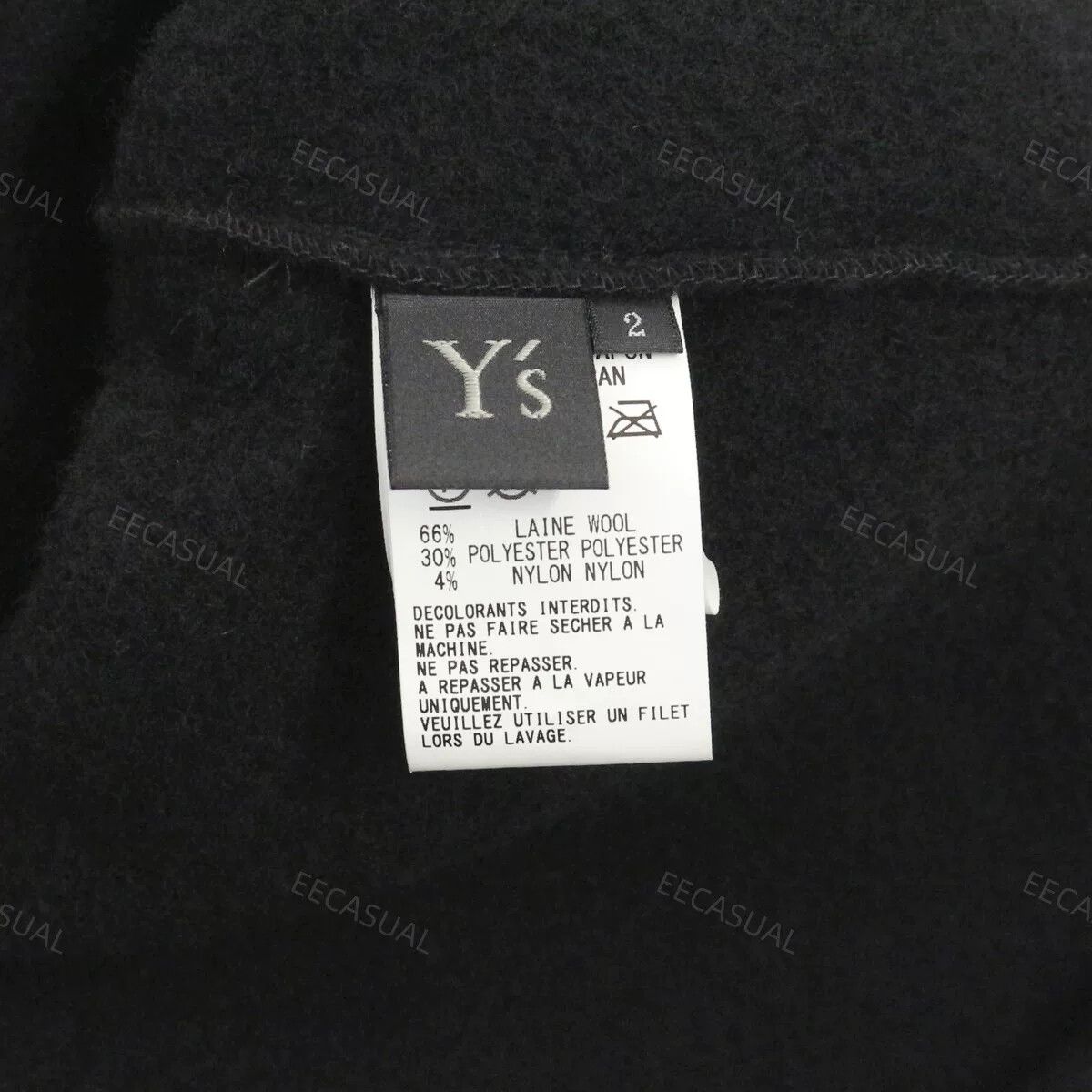 Y's Yohji Yamamoto Black Cotton Shirt Size US M / EU 48-50 / 2 - 8 Thumbnail