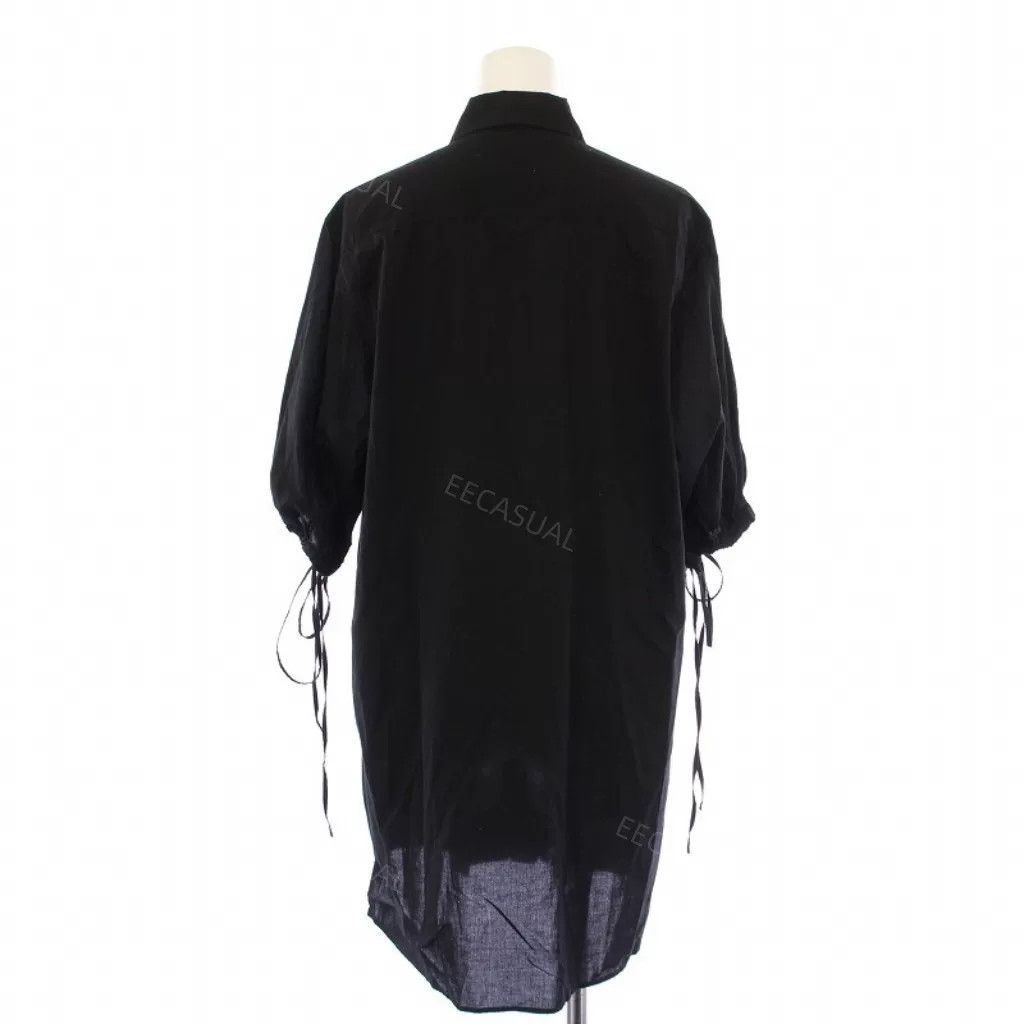 Y's Yohji Yamamoto Black Cotton Shirt Size US M / EU 48-50 / 2 - 2 Thumbnail
