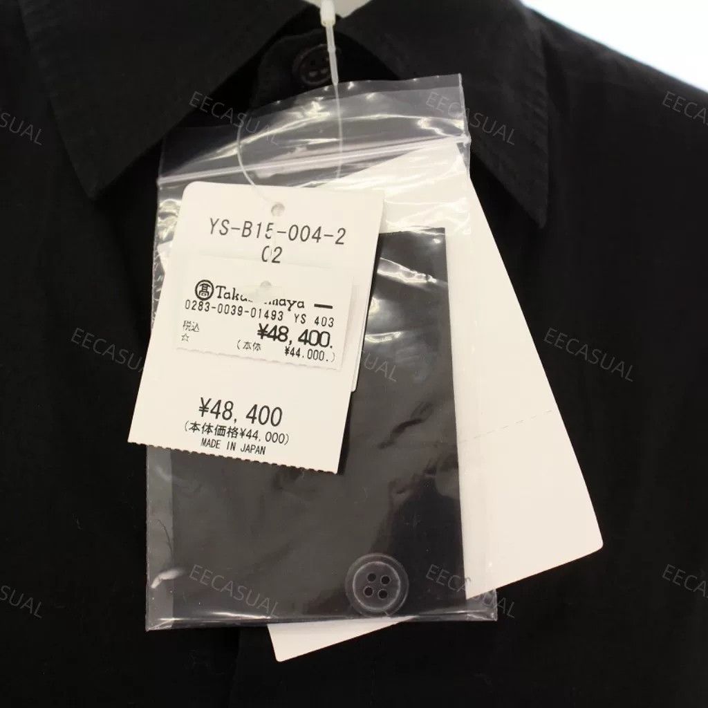 Y's Yohji Yamamoto Black Cotton Shirt Size US M / EU 48-50 / 2 - 5 Thumbnail