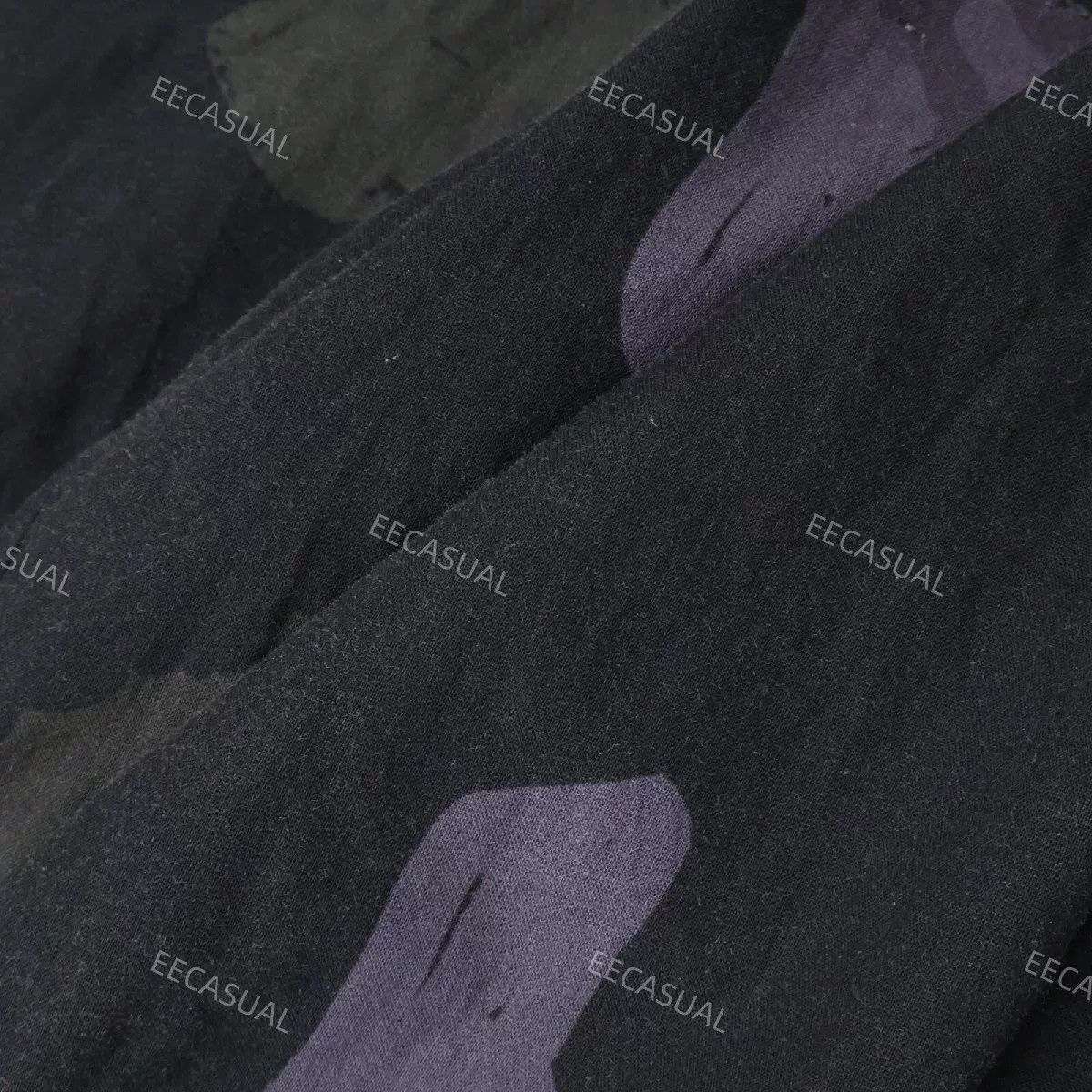Yohji Yamamoto Yohji Yamamoto Black Purple Printed Pants Size US 28 / EU 44 - 3 Thumbnail