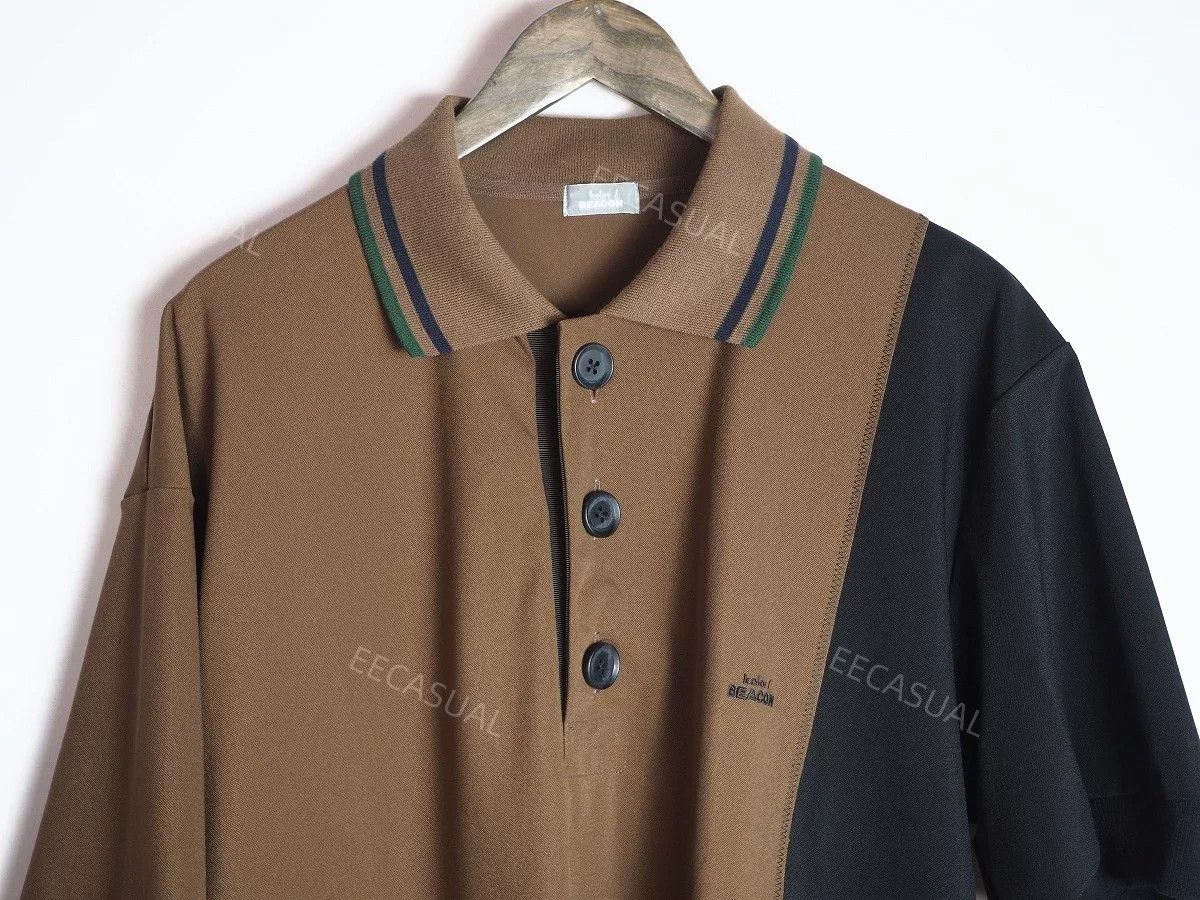 Kolor Kolor Beacon Short Sleeve Polo Shirt Size US L / EU 52-54 / 3 - 3 Thumbnail