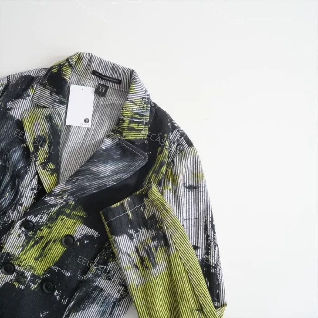 Y's Abstract Print Jacket by Y's Yohji Yamamoto Size US L / EU 52-54 / 3 - 6 Thumbnail