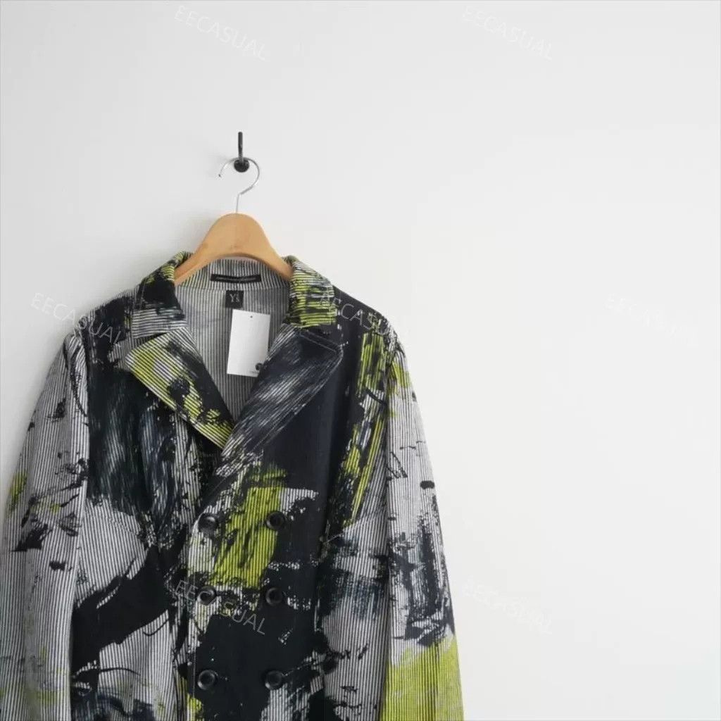 Y's Abstract Print Jacket by Y's Yohji Yamamoto Size US L / EU 52-54 / 3 - 4 Thumbnail