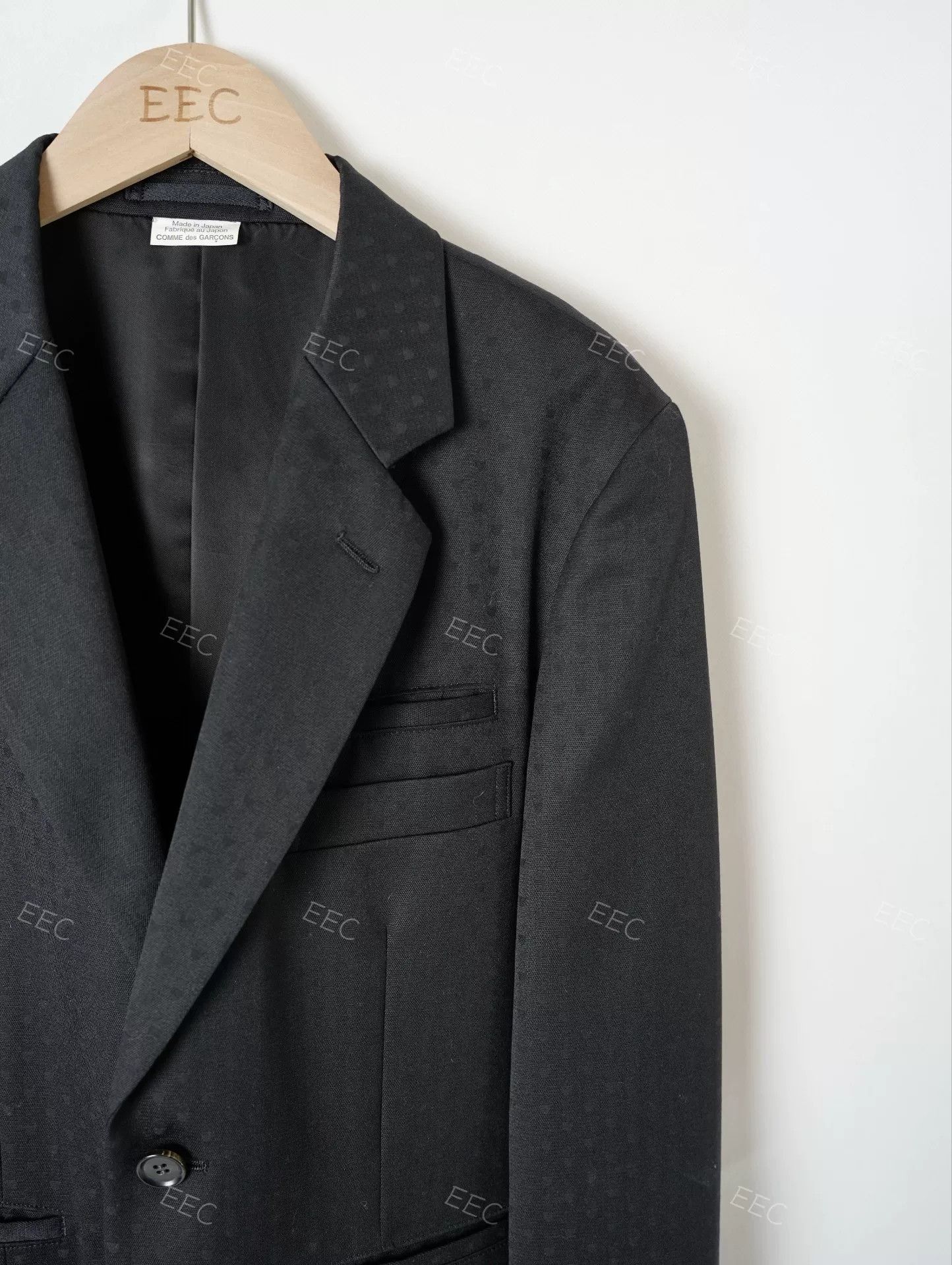 Comme des Garcons CDG Rei Kawakubo Black Wool Blazer Size US M / EU 48-50 / 2 - 4 Thumbnail