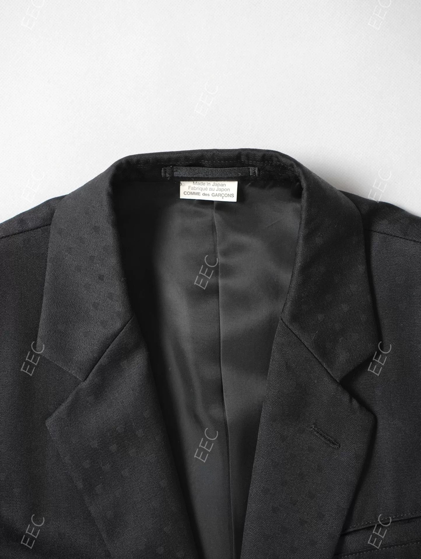 Comme des Garcons CDG Rei Kawakubo Black Wool Blazer Size US M / EU 48-50 / 2 - 5 Thumbnail