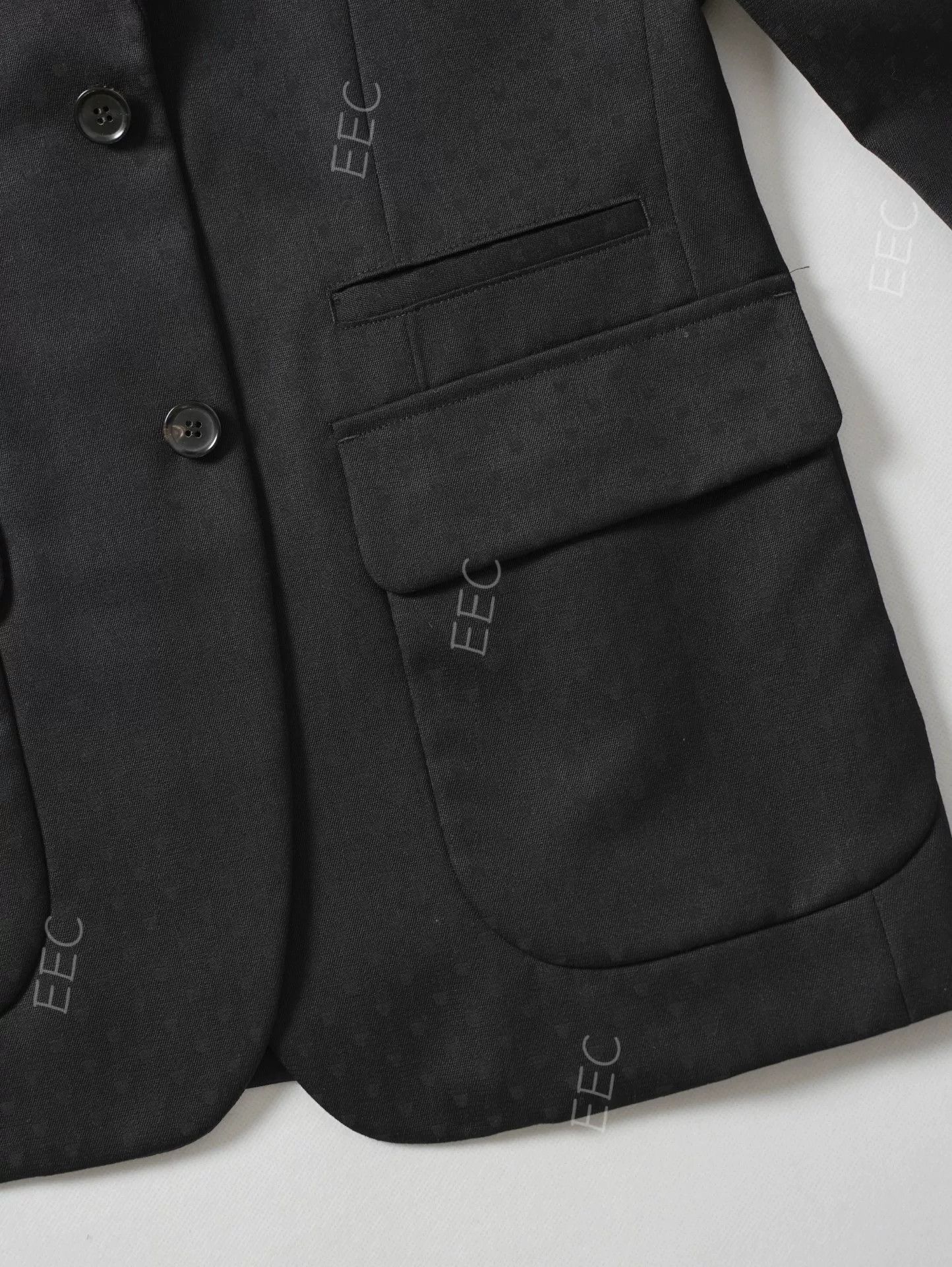 Comme des Garcons CDG Rei Kawakubo Black Wool Blazer Size US M / EU 48-50 / 2 - 8 Thumbnail