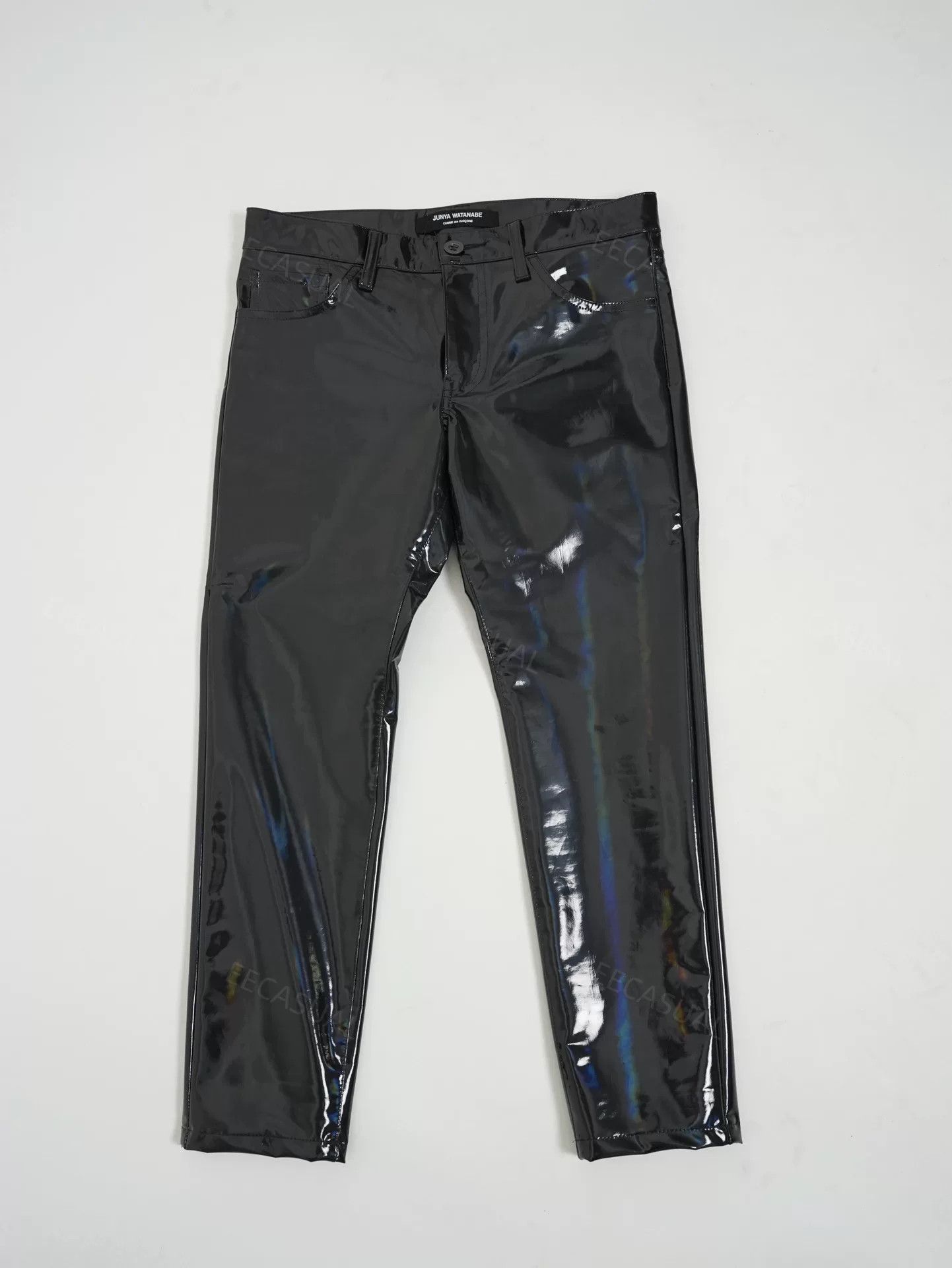 Junya Watanabe Junya Watanabe Black Patent Leather Pants Size US 26 / EU 42 - 3 Thumbnail
