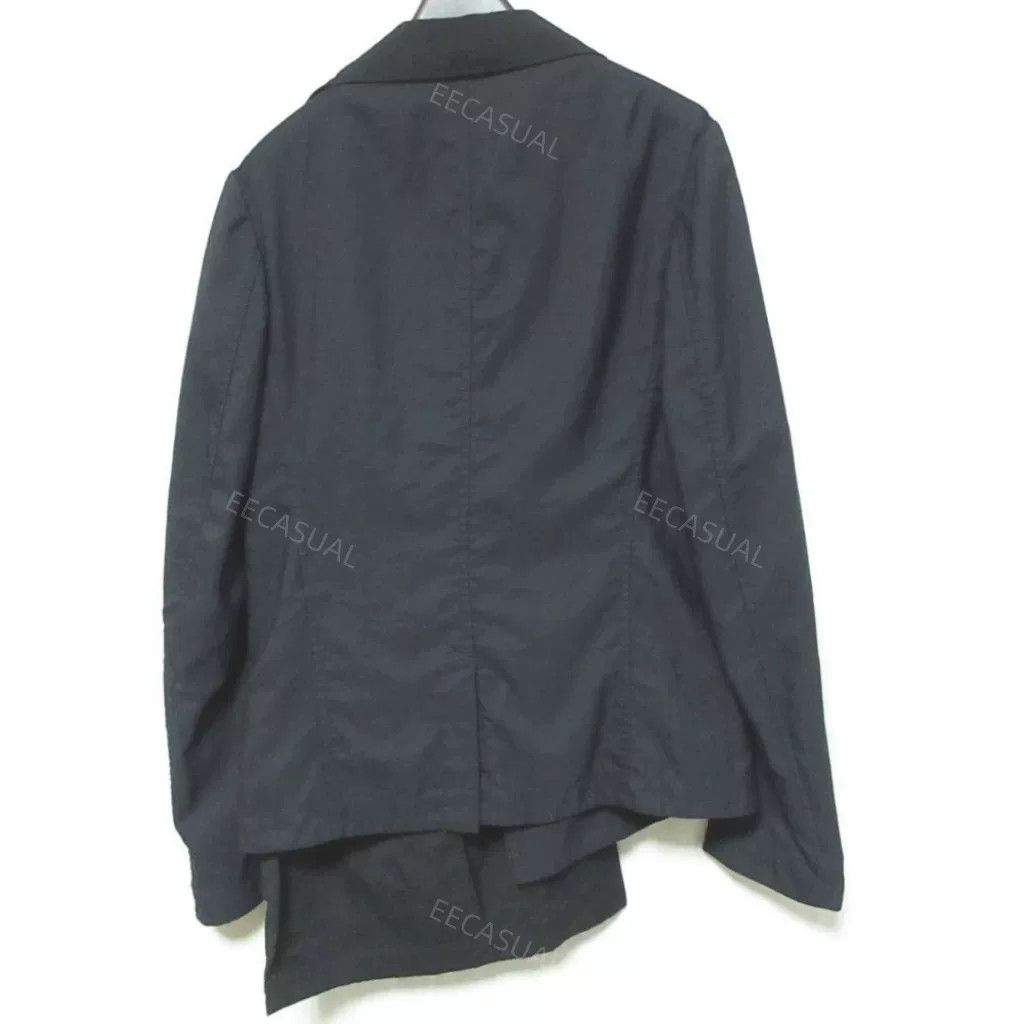 Y's Asymmetrical Layered Black Jacket Size S / US 4 / IT 40 - 2 Thumbnail
