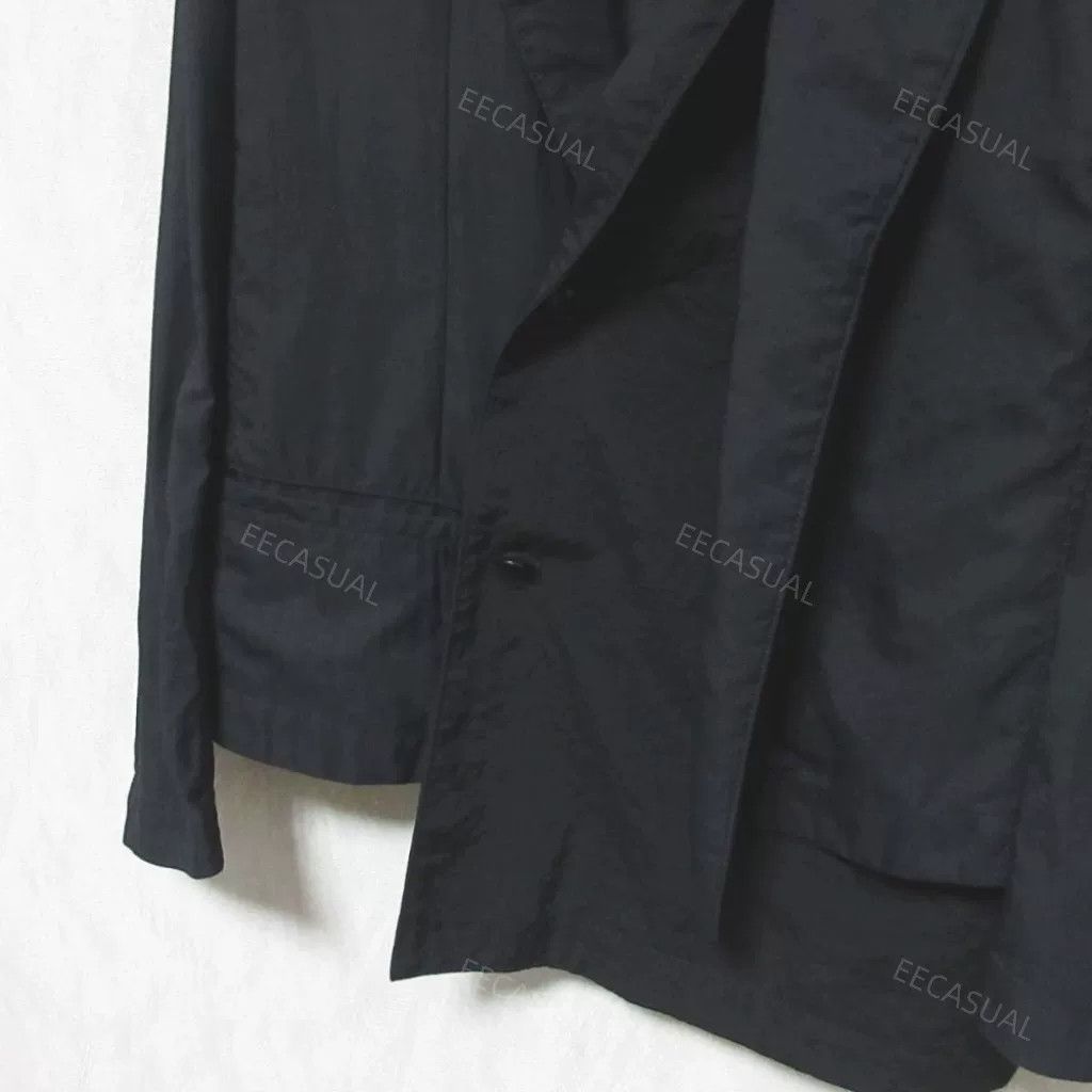 Y's Asymmetrical Layered Black Jacket Size S / US 4 / IT 40 - 4 Thumbnail
