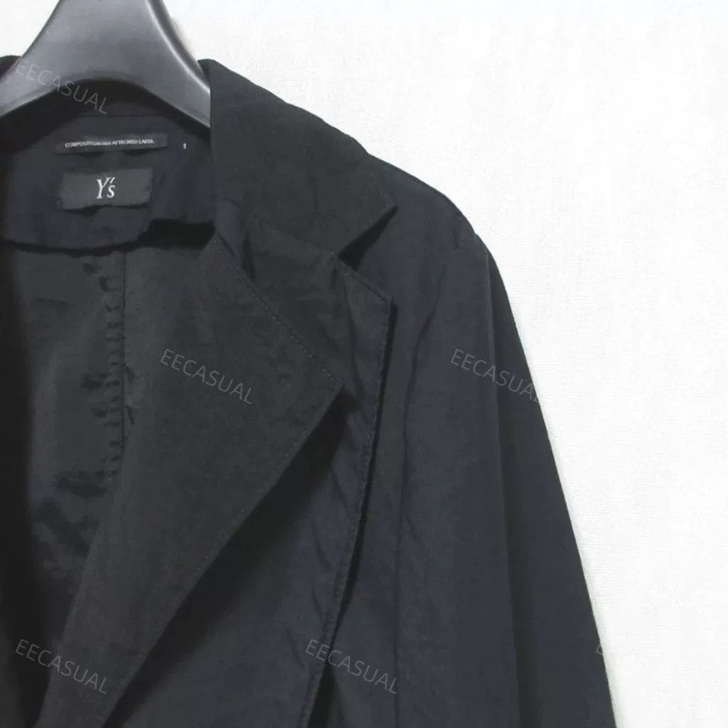 Y's Asymmetrical Layered Black Jacket Size S / US 4 / IT 40 - 3 Thumbnail
