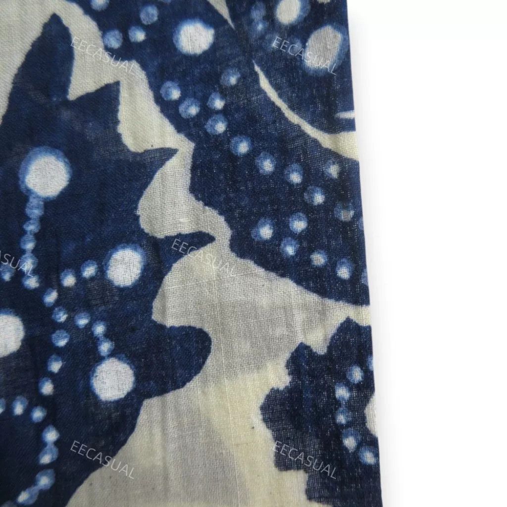 45rpm Handmade Indigo Print Shirt from India Size M / US 6-8 / IT 42-44 - 6 Thumbnail