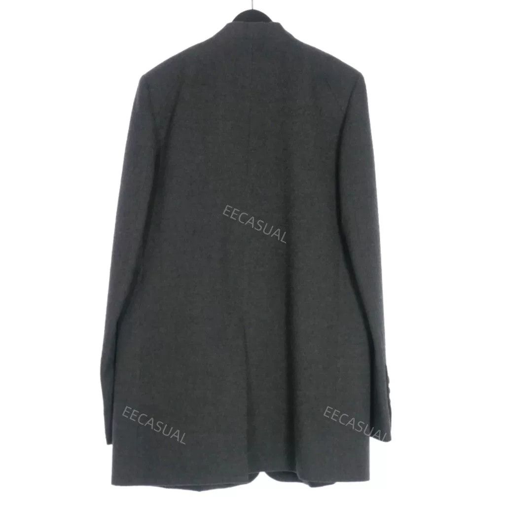 Ann Demeulemeester ANN DEMEULEMEESTER Gray Wool Blazer Size US M / EU 48-50 / 2 - 4 Thumbnail