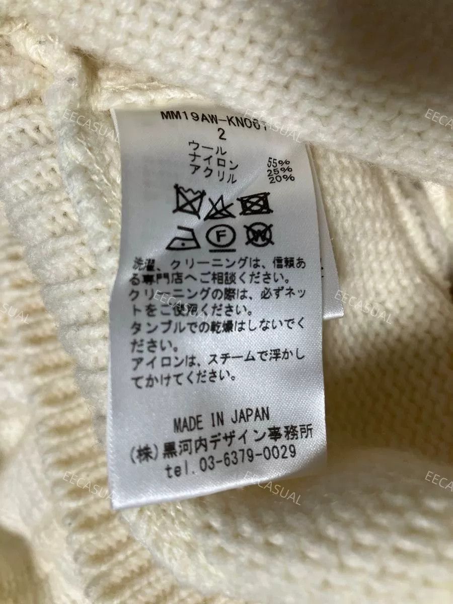 Other Mame Kurogouchi White High Neck Sweater Size M / US 6-8 / IT 42-44 - 9 Thumbnail