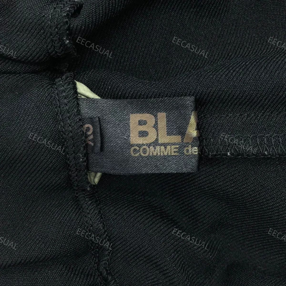 Comme des Garcons Comme des Garçons Black Pleated Trousers Size 23" - 5 Thumbnail