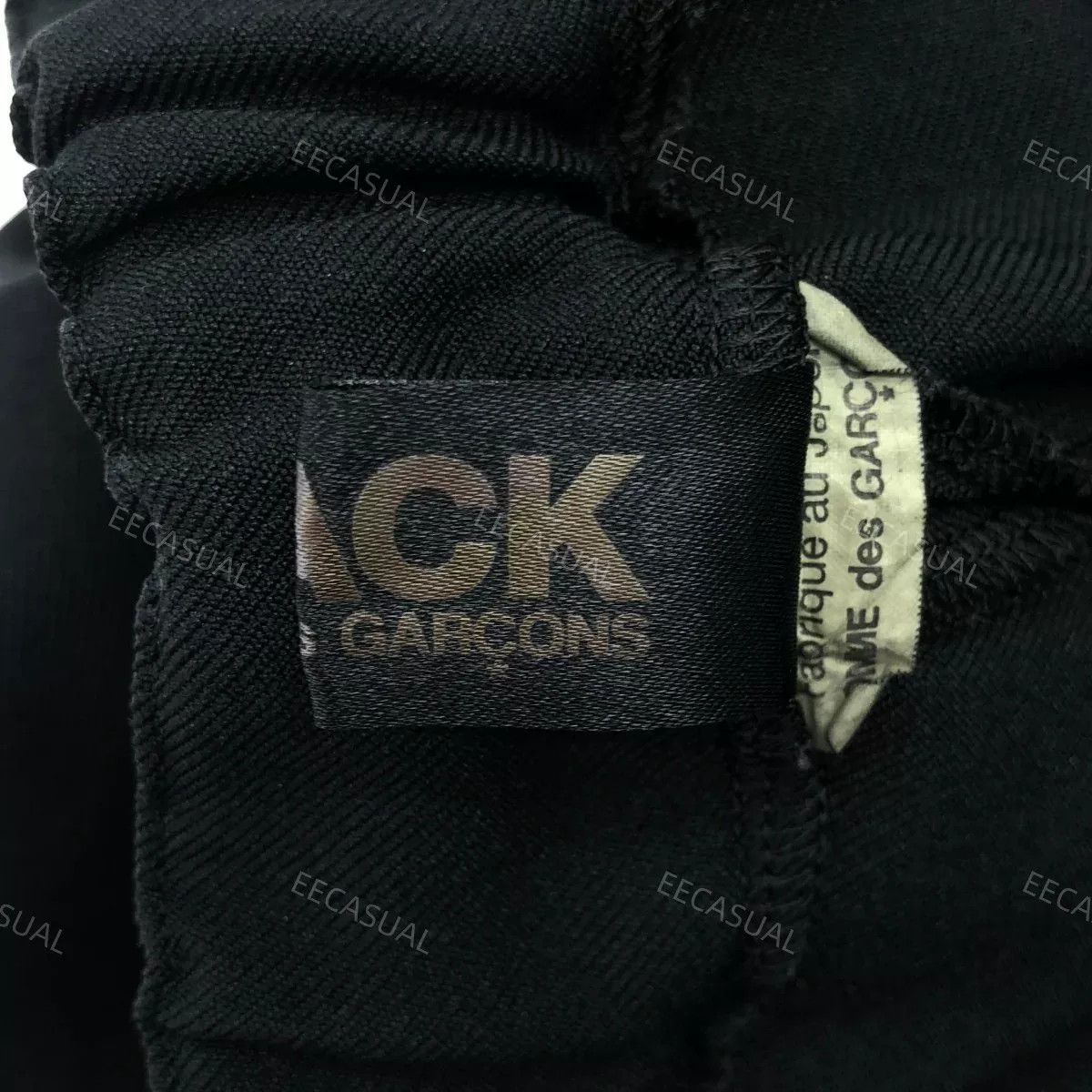 Comme des Garcons Comme des Garçons Black Pleated Trousers Size 23" - 6 Thumbnail