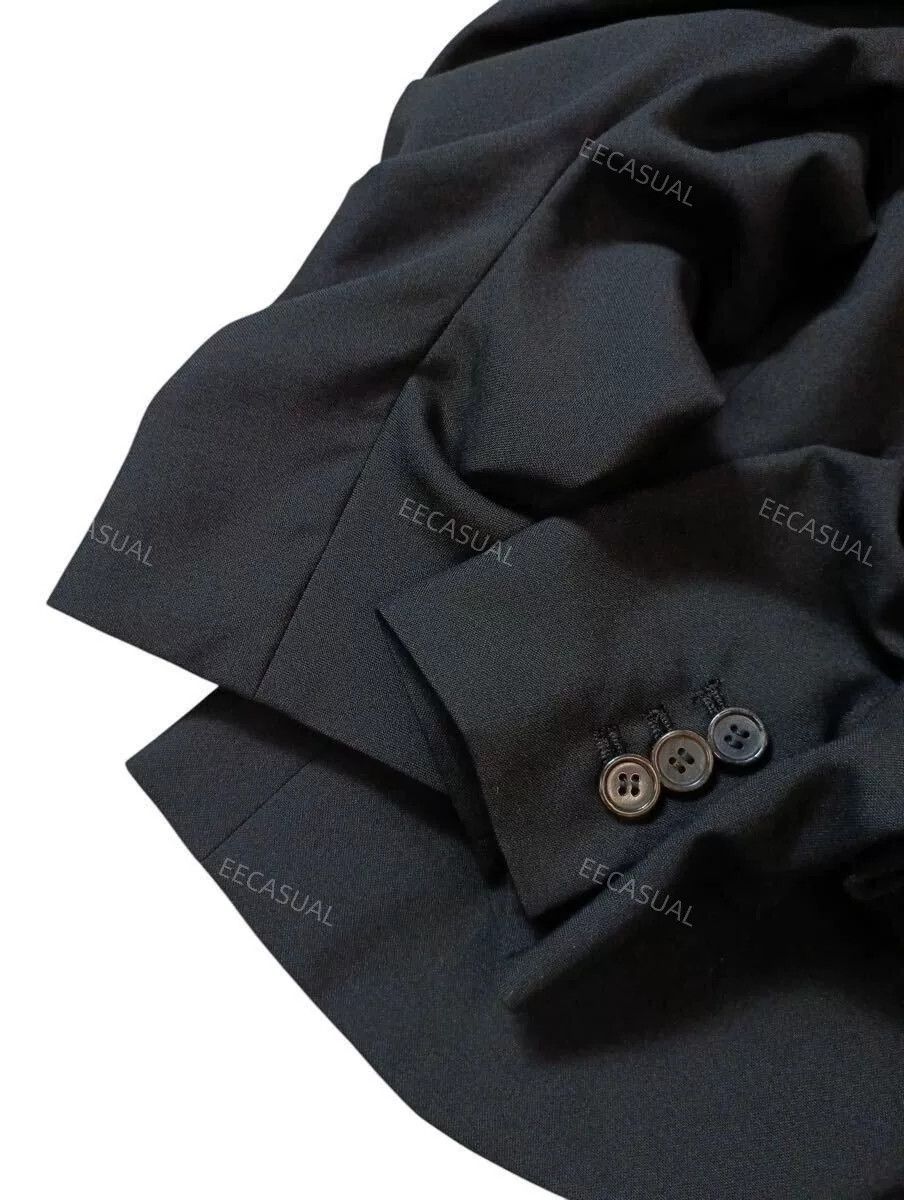 Noir Kei Ninomiya Noir Kei Ninomiya Black Wool Suit Jacket Size US XS / EU 42 / 0 - 5 Thumbnail