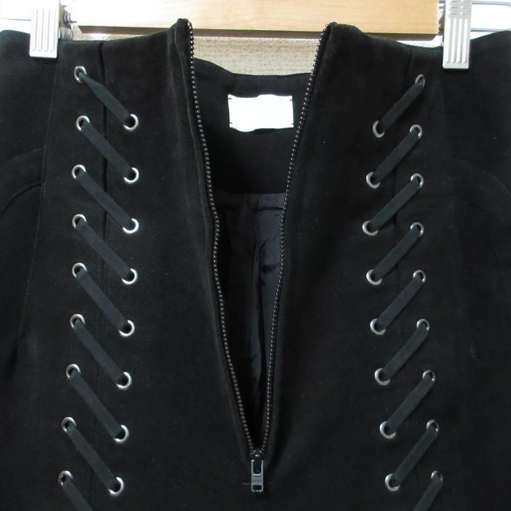 Other Mame Kurogouchi Black Wide-Leg Pants Size 25" / US 0 / IT 36 - 3 Thumbnail