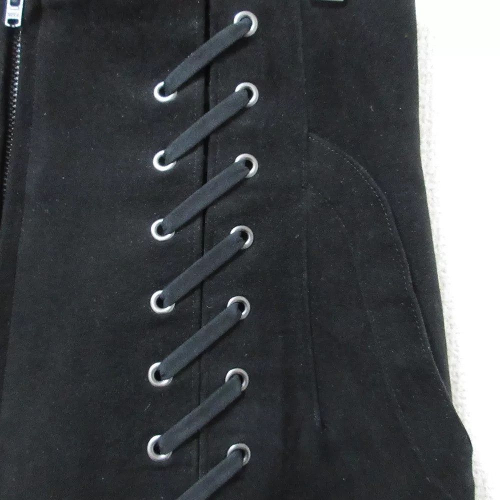 Other Mame Kurogouchi Black Wide-Leg Pants Size 25" / US 0 / IT 36 - 4 Thumbnail