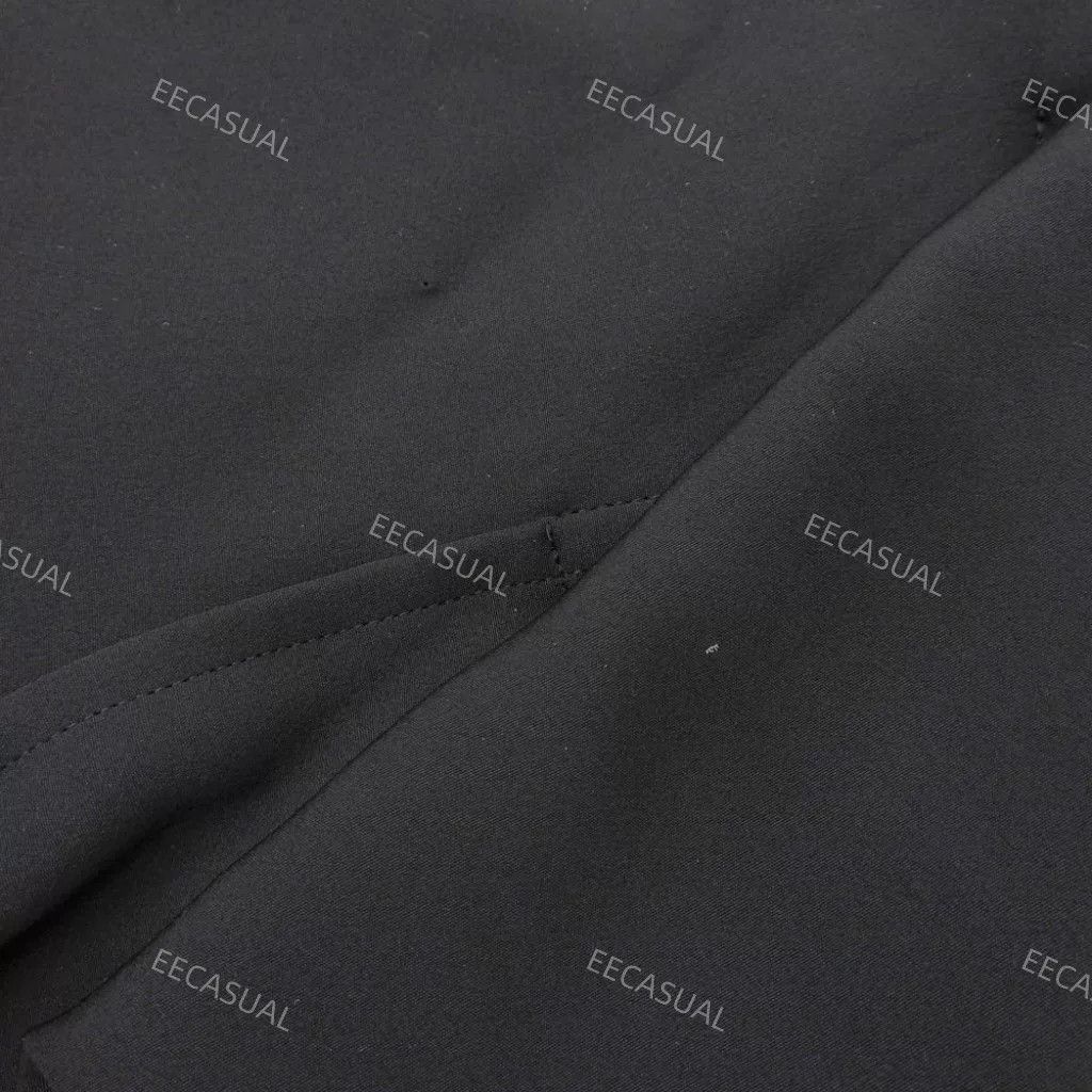 Yohji Yamamoto Yohji Yamamoto Black Silk Long Sleeve Shirt Size M / US 6-8 / IT 42-44 - 5 Thumbnail