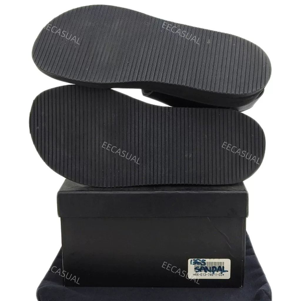 Yohji Yamamoto Yohji Yamamoto Black Leather Sandals Size US 7 / EU 40 - 6 Thumbnail