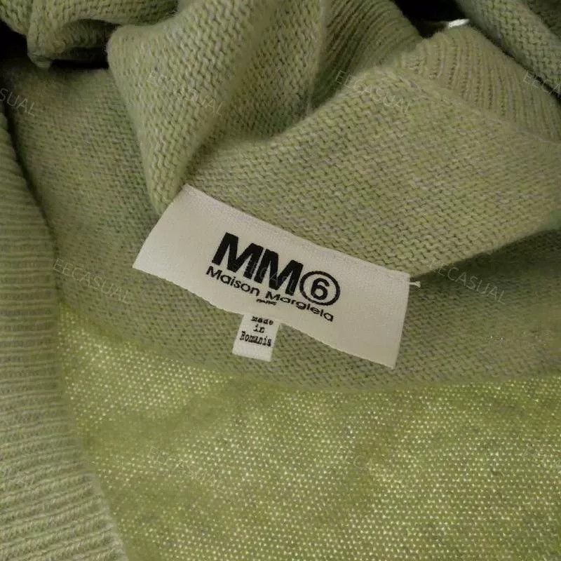 MM6 MM6 Maison Margiela Green Knit Sweater Size XS / US 0-2 / IT 36-38 - 9 Thumbnail