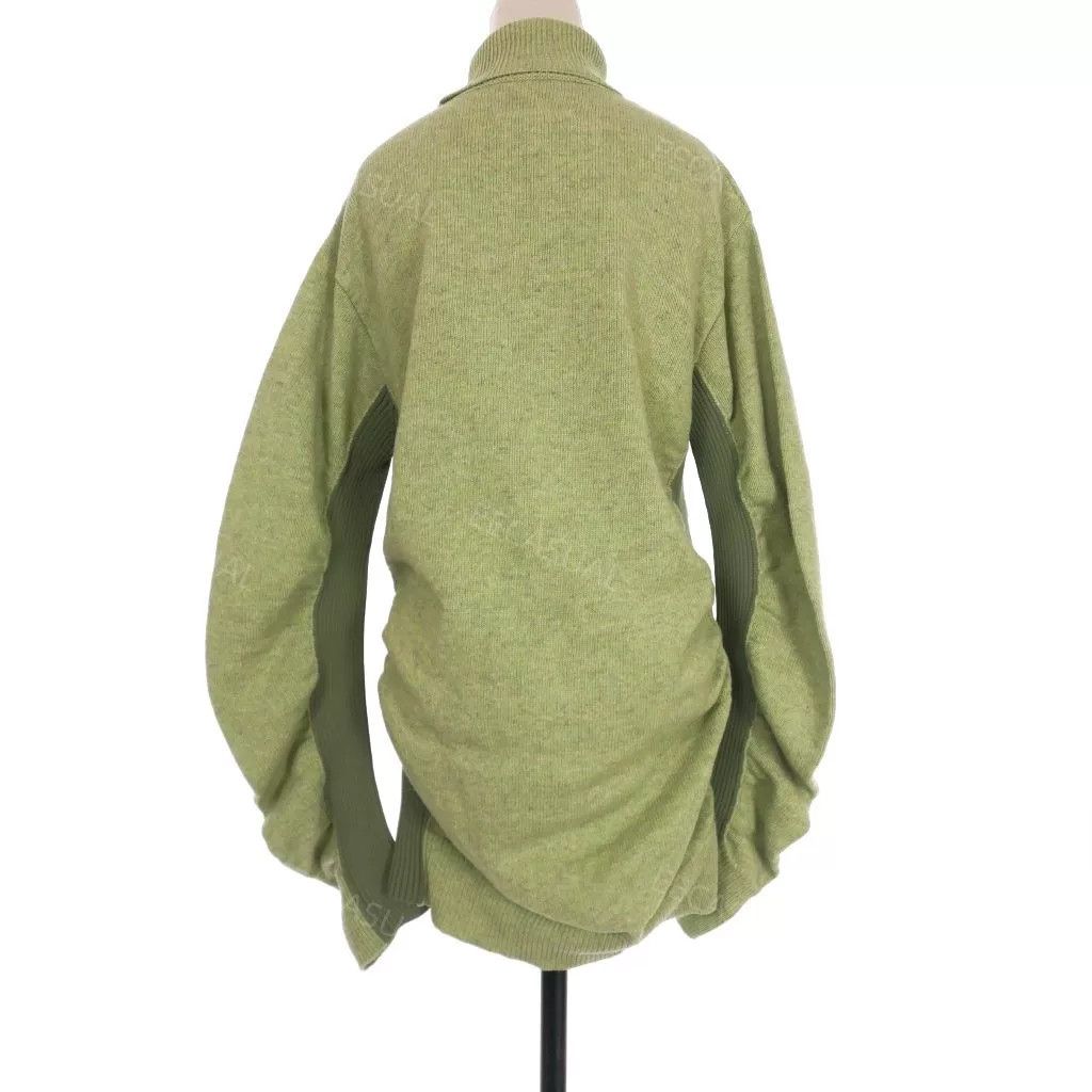 MM6 MM6 Maison Margiela Green Knit Sweater Size XS / US 0-2 / IT 36-38 - 6 Thumbnail