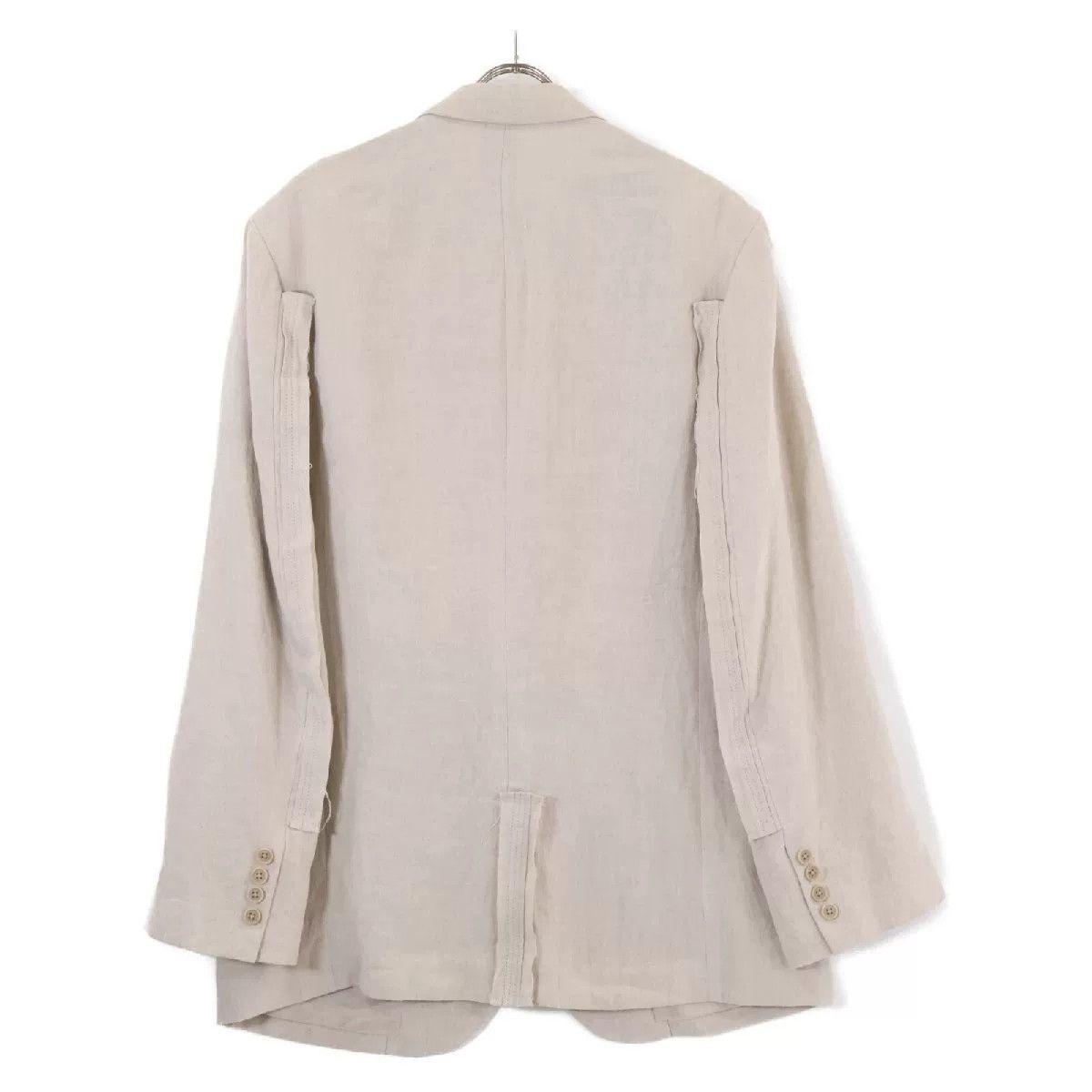 Y's for Men Y's for Men Beige Linen Blazer Size US L / EU 52-54 / 3 - 2 Thumbnail