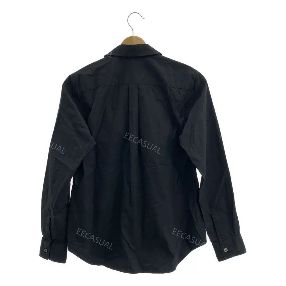 Comme des Garcons Black Cotton Frill Trim Women's Shirt Size S / US 4 / IT 40 - 2 Thumbnail