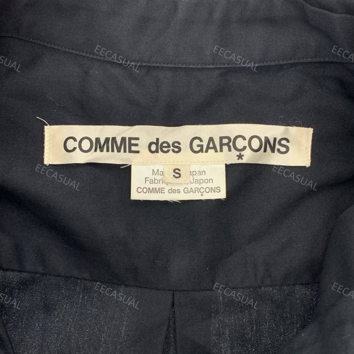 Comme des Garcons Black Cotton Frill Trim Women's Shirt Size S / US 4 / IT 40 - 5 Thumbnail