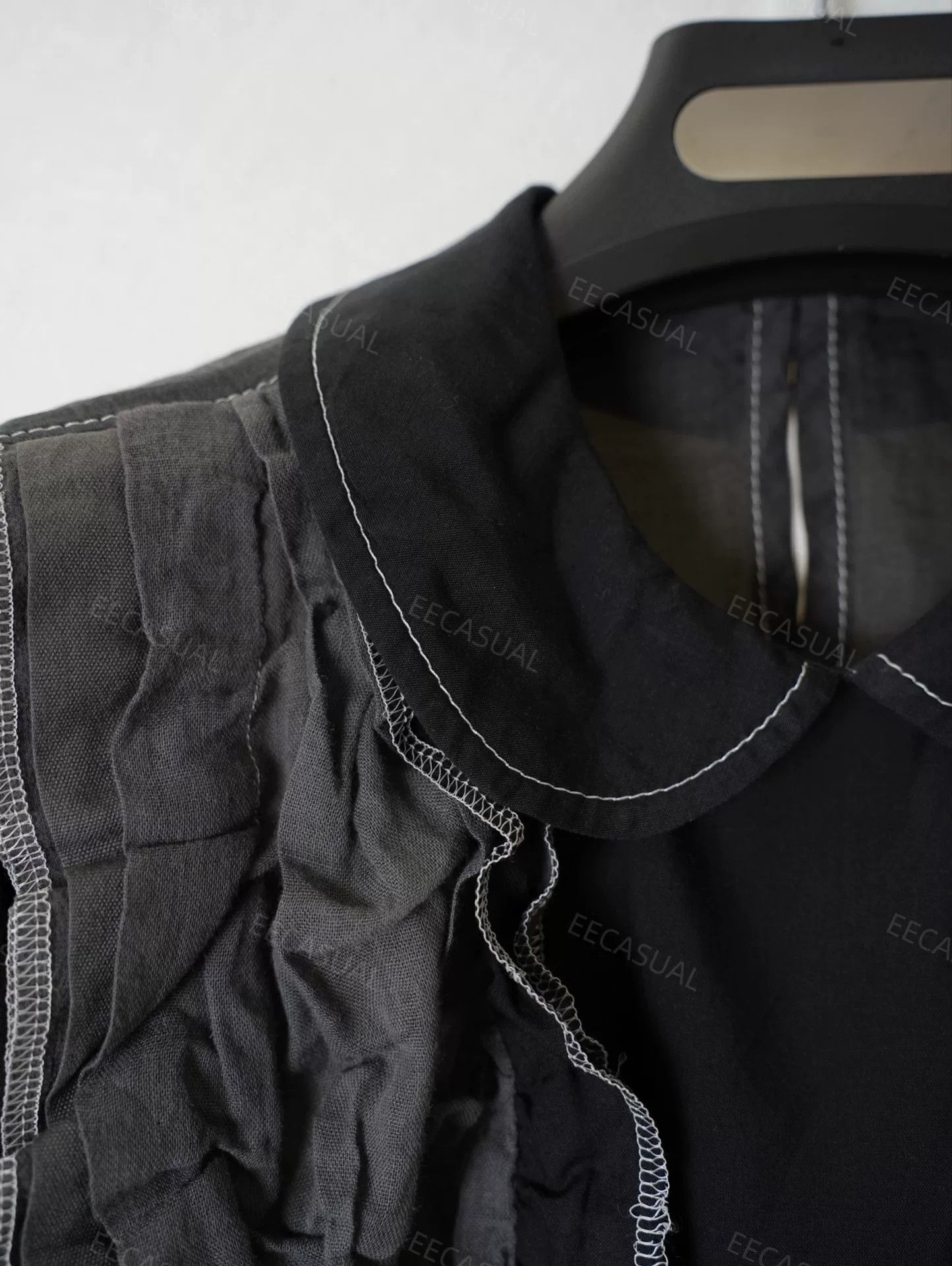 Comme des Garcons CDG Tricot Layered Ruffle Collar Top Size M / US 6-8 / IT 42-44 - 7 Thumbnail
