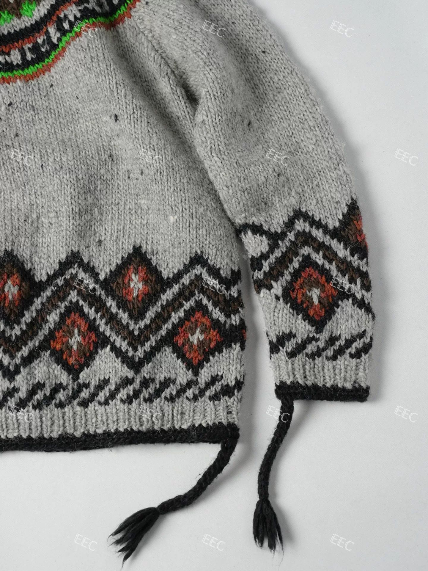 Junya Watanabe Junya Watanabe Gray Pattern Sweater Jacket Size M / US 6-8 / IT 42-44 - 9 Thumbnail