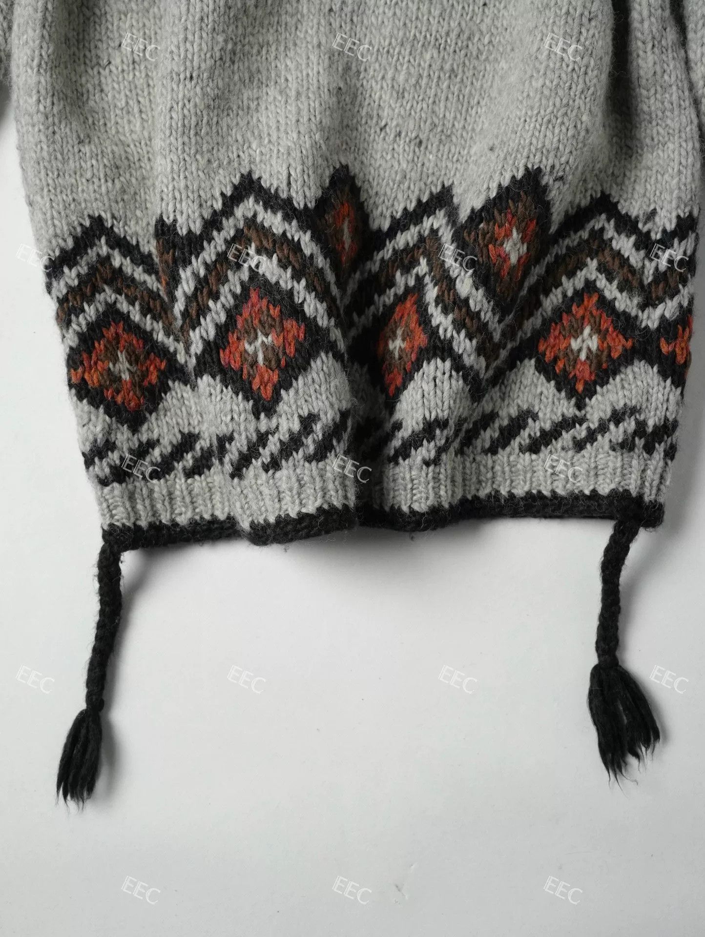 Junya Watanabe Junya Watanabe Gray Pattern Sweater Jacket Size M / US 6-8 / IT 42-44 - 8 Thumbnail