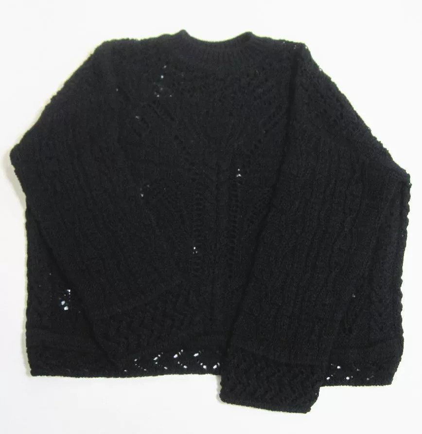 Other Mame Kurogouchi Black Lace Cardigan Size M / US 6-8 / IT 42-44 - 4 Thumbnail