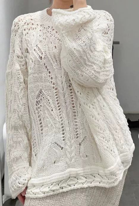 Other Mame Kurogouchi Black Lace Cardigan Size M / US 6-8 / IT 42-44 - 5 Thumbnail
