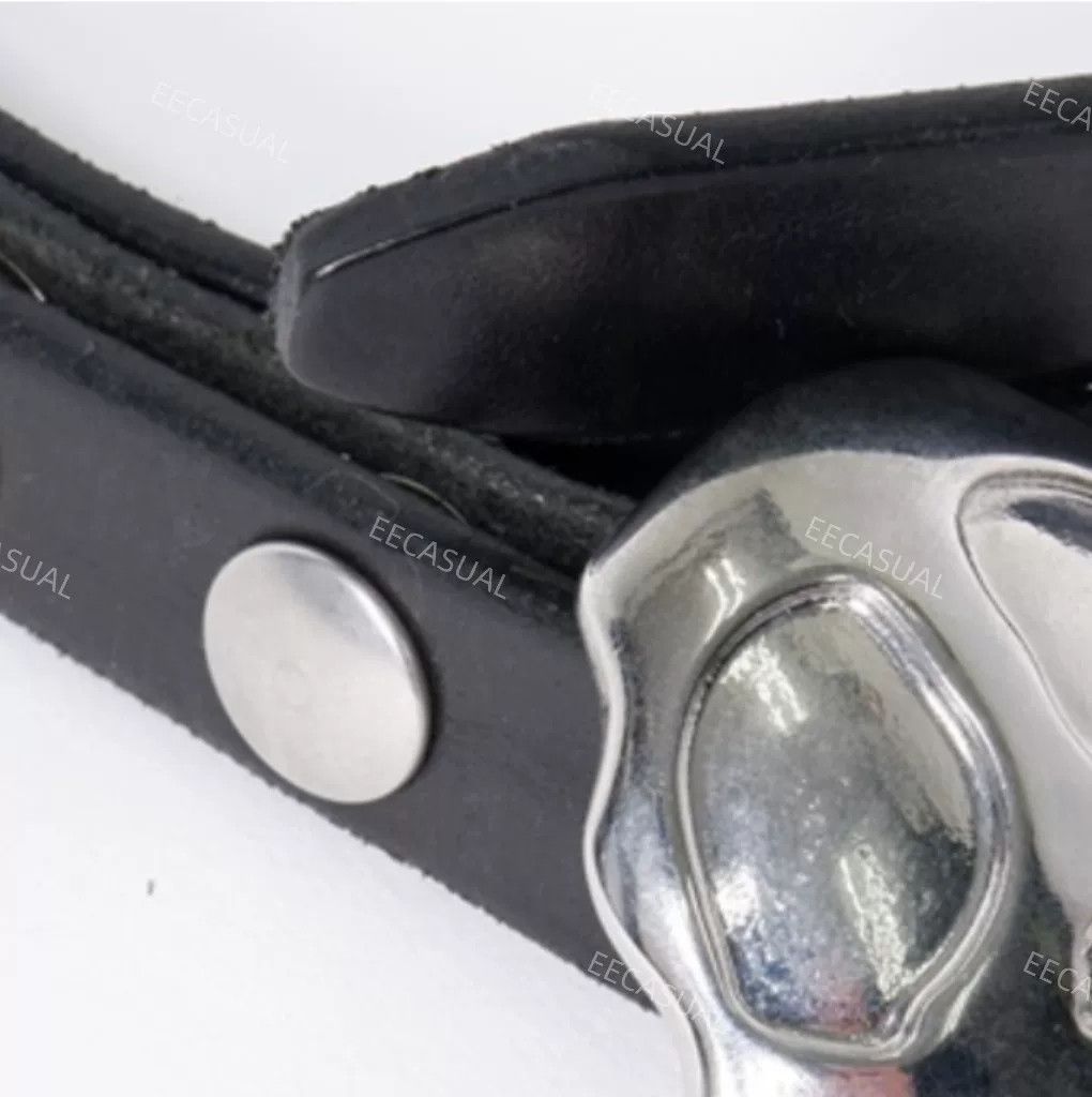 Our Legacy Our Legacy Skull Head Leather Belt Size ONE SIZE - 5 Thumbnail