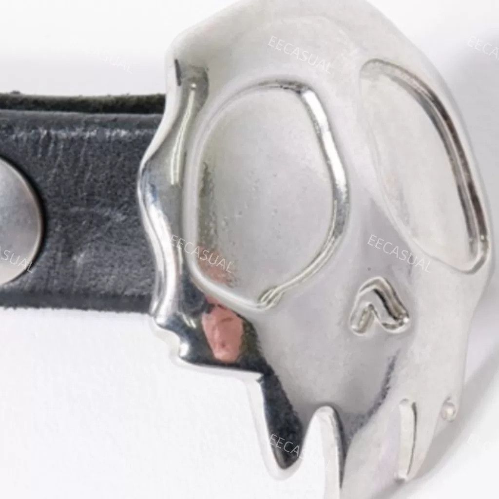 Our Legacy Our Legacy Skull Head Leather Belt Size ONE SIZE - 6 Thumbnail