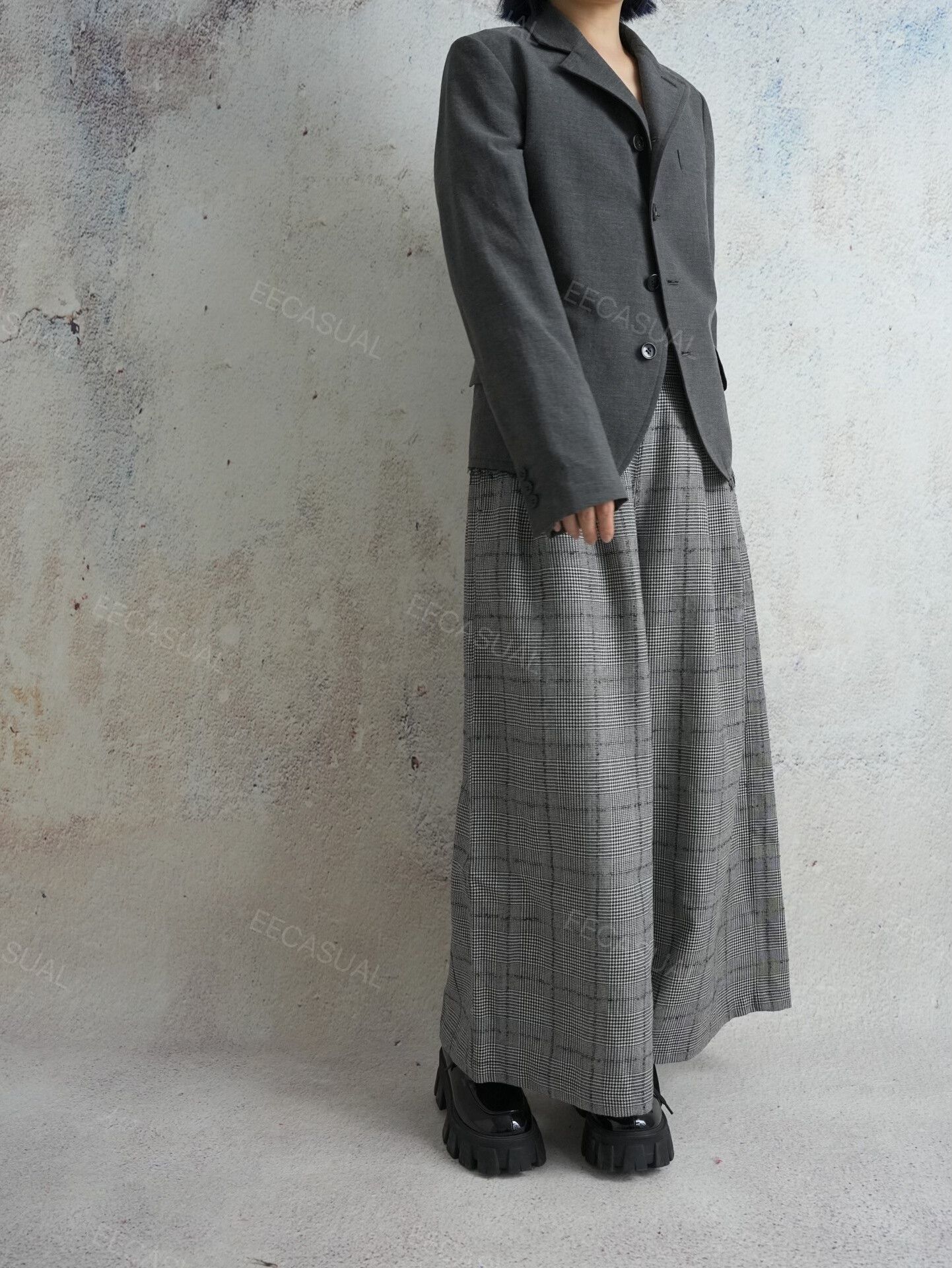 Comme des Garcons CDG Rei Kawakubo Gray Fringe Blazer Size XS / US 0-2 / IT 36-38 - 3 Thumbnail
