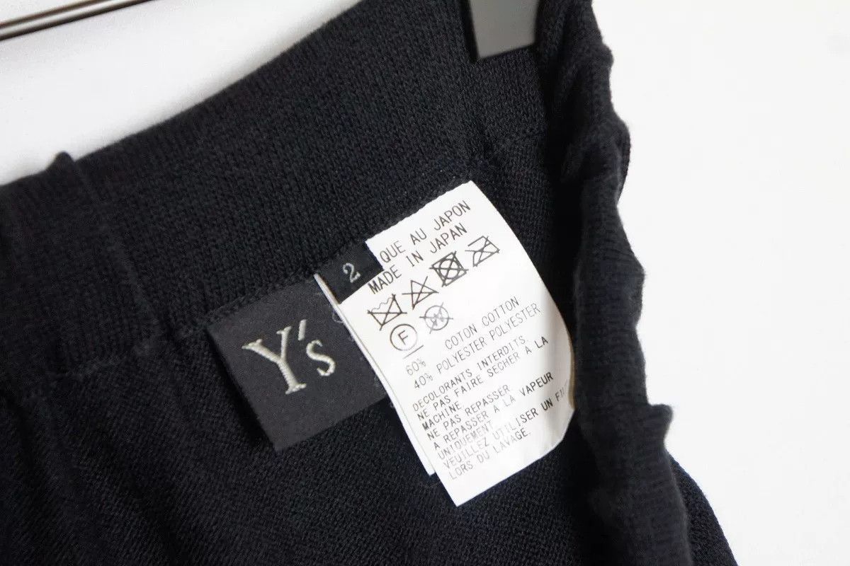 Y's Yohji Yamamoto Black Knit Trousers Size 25" / US 0 / IT 36 - 6 Thumbnail