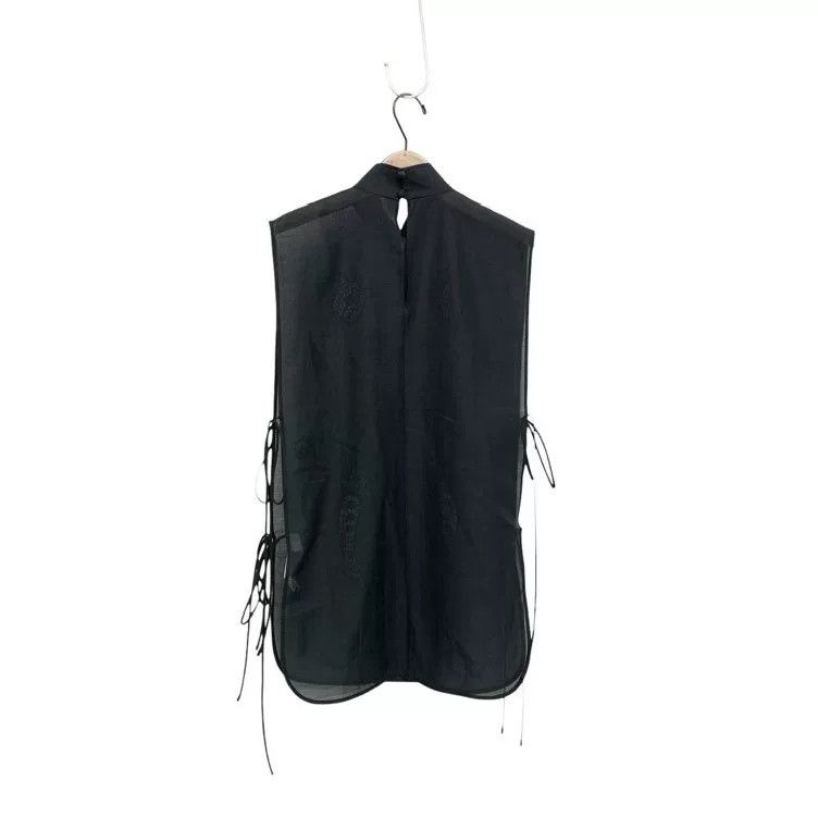 Other Black Embroidered Sheer Vest Top Size M / US 6-8 / IT 42-44 - 5 Thumbnail