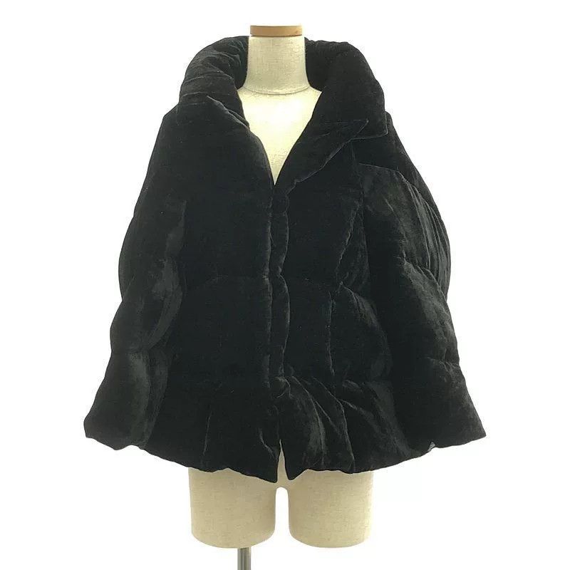 Junya Watanabe Junya Watanabe Black Velvet Cape Coat Size S / US 4 / IT 40 - 2 Thumbnail