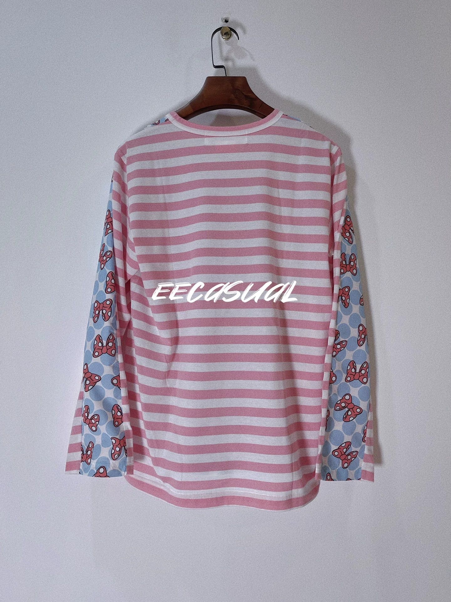 Comme des Garcons CDG Girl Pink Minnie Bow Long Sleeve Tee Size S / US 4 / IT 40 - 2 Thumbnail