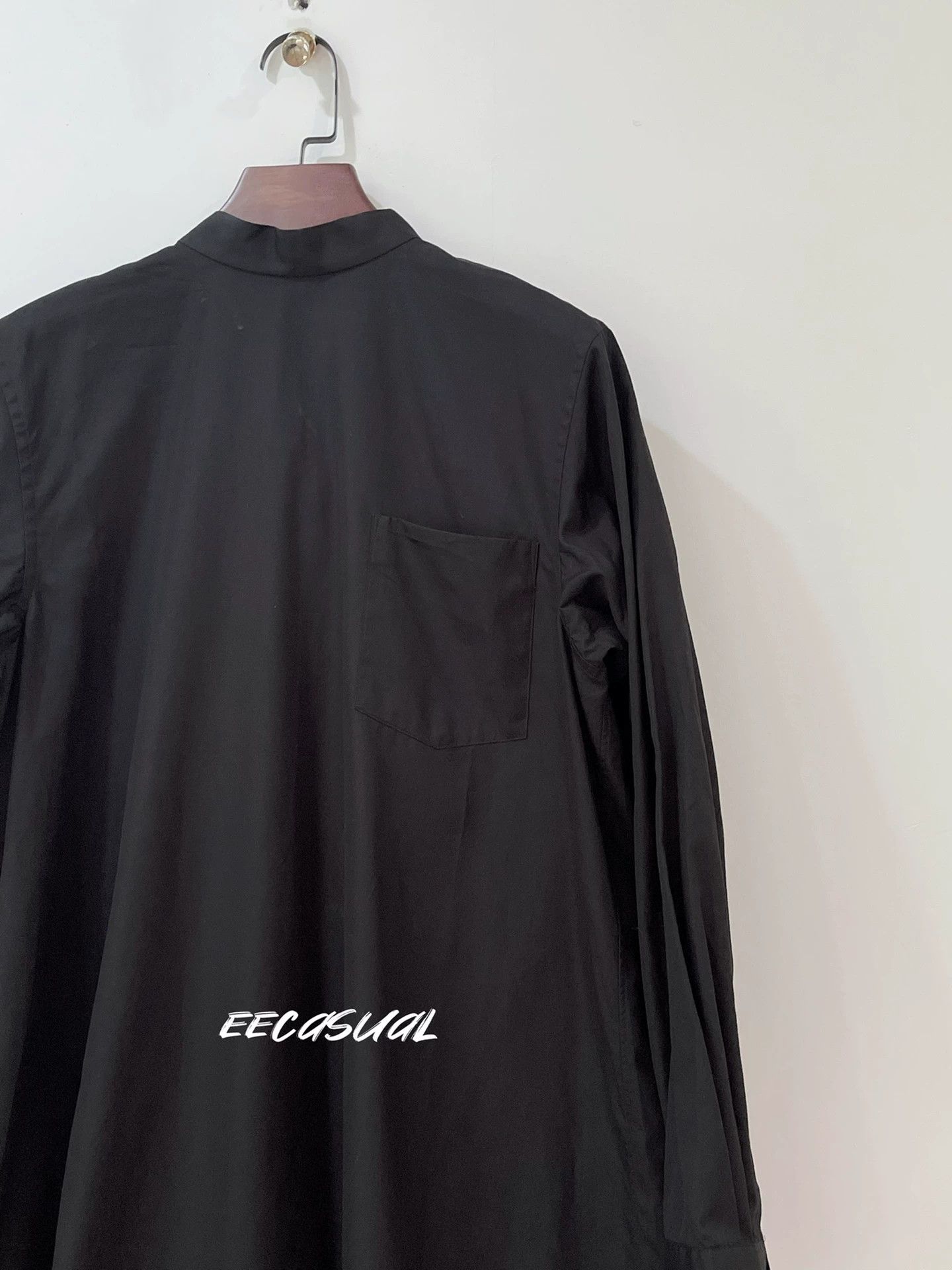Comme des Garcons Black Long Sleeve Shirtdress with Bow Tie Size S / US 4 / IT 40 - 7 Thumbnail