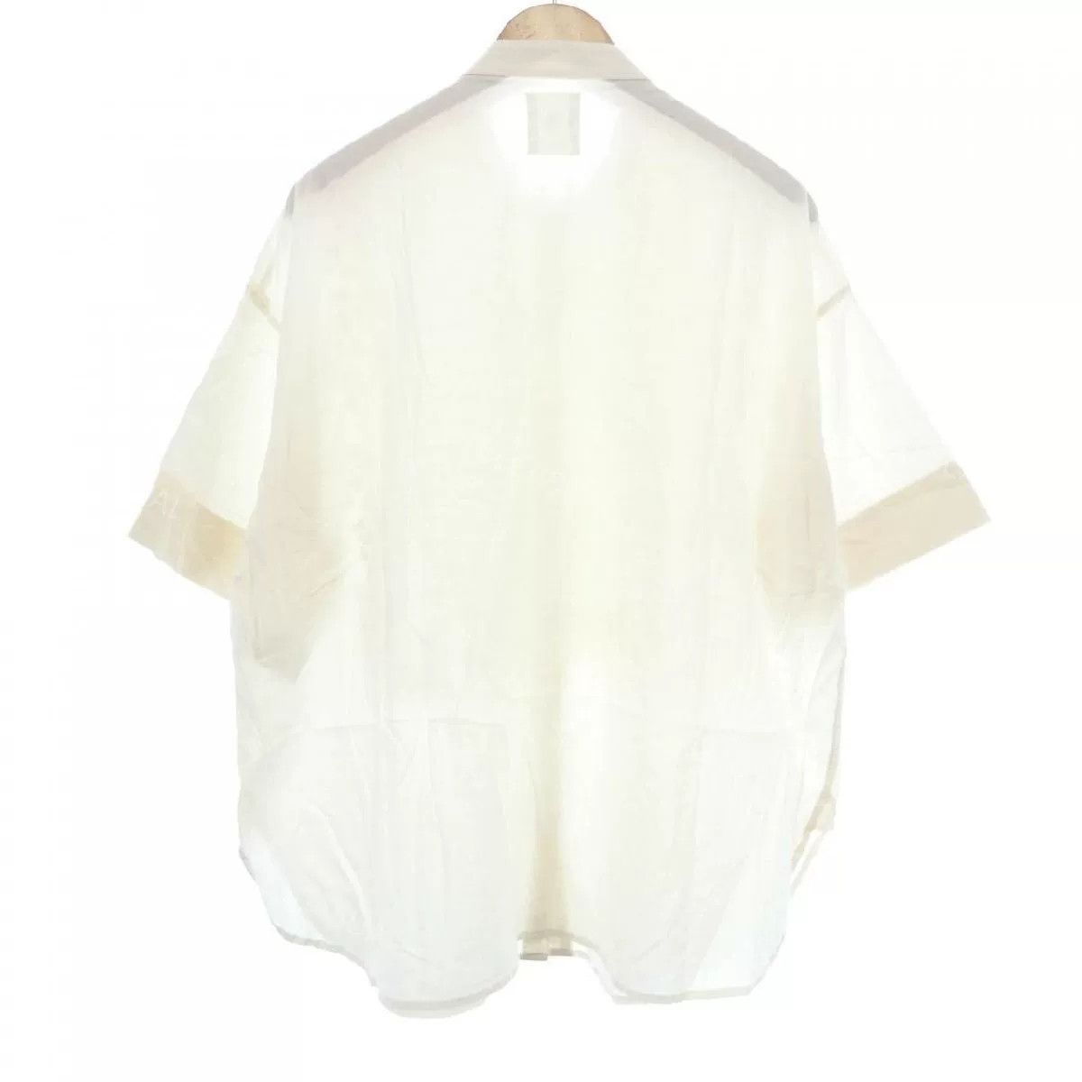 Maison Labiche Beige Embroidered Short Sleeve Shirt Size S / US 4 / IT 40 - 3 Thumbnail