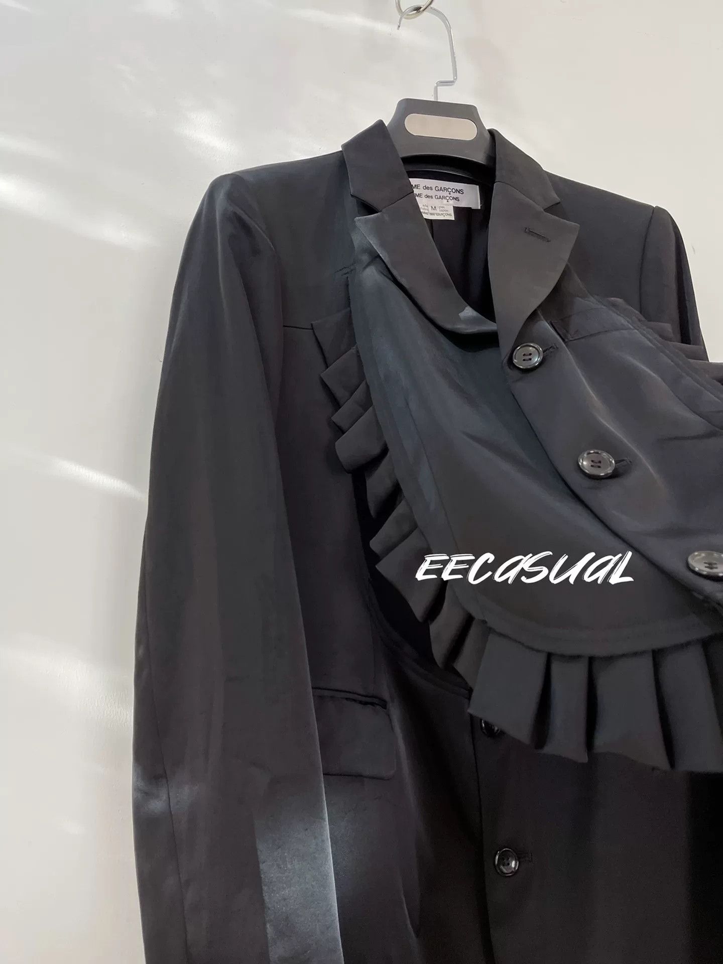 Comme des Garcons Commes des Garçons Long Black Coat Size M / US 6-8 / IT 42-44 - 5 Thumbnail